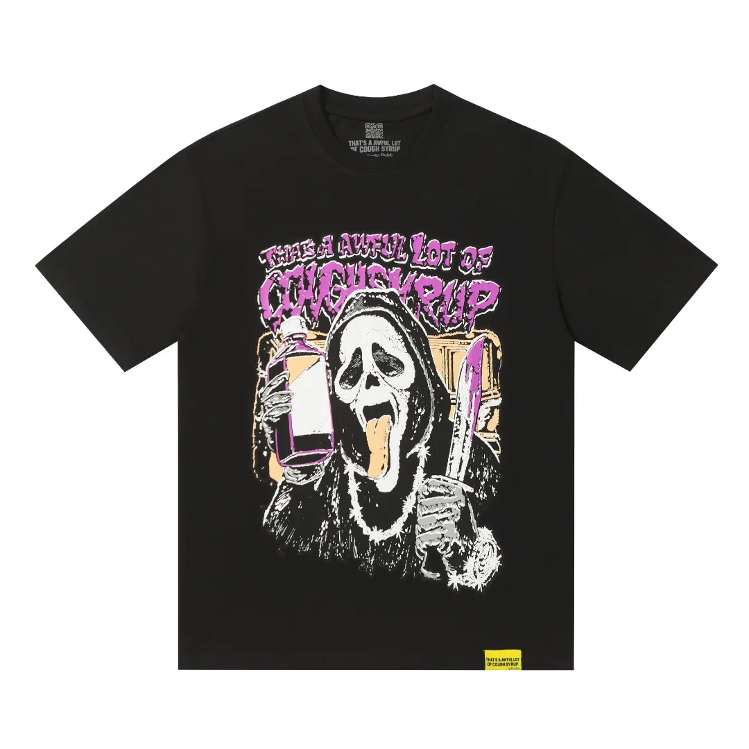 # Black ｜ THAT'S A AWFUL LOT OF COUGH SYRUP In Stock T （fabric):32 Sizes（size）：S-M L X L （colour）： Black